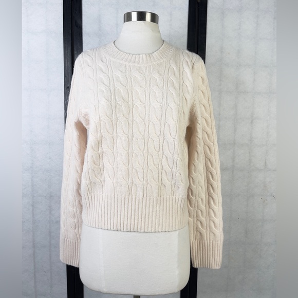 J. Crew Cashmere Sweater in Beige M,All Products : American Fashion Style Bags On Sale